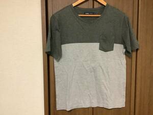  beautiful goods SHiPS COLORS Ships T-shirt L size dark gray | gray MADE in Japan free shipping 