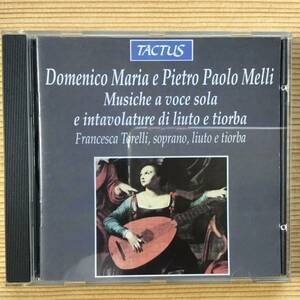 TACTUStoreli/Francesca Torelli(sop,lute,thrb) -meli:.. поэтому. музыка .teorubo, дракон to поэтому. сборник 5BB000024MT8