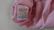 KP ピンク、ラメ、小花半袖Tシャツ 日本製_画像5