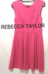 REBECCA TAYLOR レベッカテイラー　ノースリーブワンピース　ピンク　Size…2