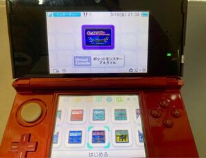 ★中古品・早い者勝ち★3DS CFW導入済み ポケットモンスター ポケモン ソフト多数入っています！