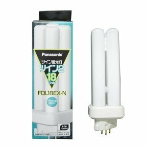  Panasonic case sale 10 piece set compact shape fluorescent lamp 18W natural color (3 wave length shape daytime white color ) twin fluorescent lamp twin 2(4ps.@ bundle shape Bridge )