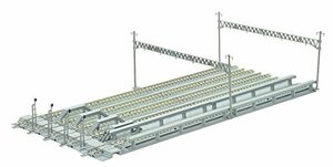 TOMIX N gauge vehicle basis ground rail extension part 91017 railroad for maquette goods silver 