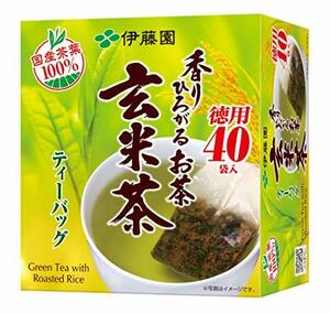 伊藤園 香りひろがるお茶 玄米茶 ティーバッグ 2.0g×40袋