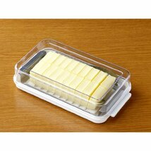 スケーター ステンレスカッター式 バターケース バターナイフ付 日本製 BTG2DX_画像5