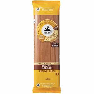 ALCE NERO(aru che Nero ) have machine whole wheat flour spageti500g ( organic Italy production cellulose .. thickness 1.6mm.. hour 8