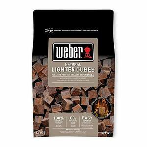 ウェーバー(Weber) バーベキュー コンロ BBQ グリル 着火剤 100%天然素材点火キューブ 48個入(一回あたりたったの33円) 【日本正