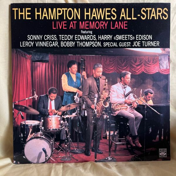 【アナログレコード】THE HAMPTON HAWES ALL-STARS “ LIVE AT MEMORY LANE “