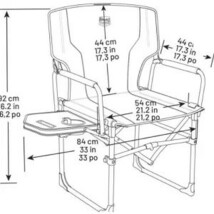 ティンバーリッジ コンパクト キャプテンズチェア イス アウトドア 屋外用 折り畳み 軽量 椅子【smtb-ms】01327341_画像6