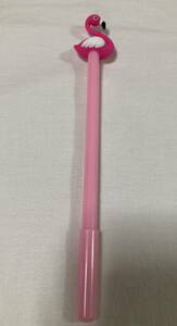 新品未使用＊京都 フルーツサンド 京花果茶 圓 en ピンク フラミンゴ ボールペン　非売品　可愛いボールペン
