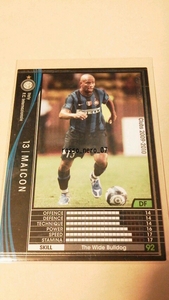 ☆WCCF2009-2010☆09-10☆245☆黒☆マイコン☆インテル☆Maicon☆F.C. Internazionale☆