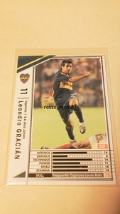 ☆WCCF2008-2009☆08-09☆011☆白☆レアンドロ・グラシアン☆ボカ・ジュニアーズ☆Leandro Gracian☆C.A. Boca Juniors☆