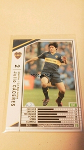 ☆WCCF2008-2009☆08-09☆002☆白☆フリオ・カセレス☆ボカ・ジュニアーズ☆Julio Caceres☆C.A. Boca Juniors☆