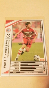 ☆WCCF2008-2009☆08-09☆155☆白☆ホセ・エルネスト・ソサ☆バイエルン・ミュンヘン☆Jose Ernesto Sosa☆FC Bayern Munchen☆