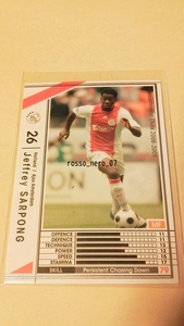 ☆WCCF2008-2009☆08-09☆172☆白☆ジェフリー・サルポン☆アヤックス☆Jeffrey Sarpong☆Ajax Amsterdam☆