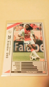 ☆WCCF2008-2009☆08-09☆173☆白☆エファンデル・スノ☆アヤックス☆Evander Sno☆Ajax Amsterdam☆