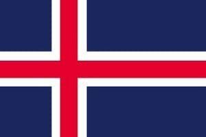 処分！国旗『アイスランド』90cm×150cm