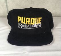 未使用 / NCAA PURDUE Boilemakers Corduroy Vintage Snapback Cap / デッドストックコーデュロイスナップバックキャップ / アメフト /_画像1