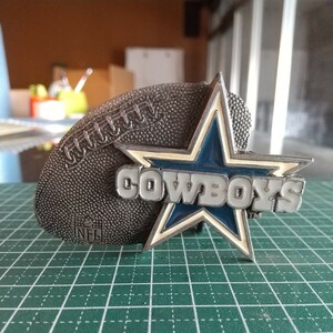 バックル　アメフト　NFL　カウボーイズ　COWBOYS　ヴィンテージ　ベルト　非鉄　真鍮　ブラス