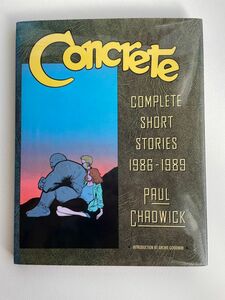 concrete paul chadwick short stories サイン入り　コンクリート　ポール・チャドウィック　中古品