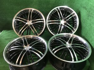 LEASING レアシング 18インチアルミホイール 18X7.5JJ+43 PCD114.3 5穴 a-3068 E0-3 YM