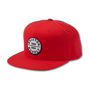 正規品 BRIXTON(ブリクストン) OATH III SNAPBACK Aloha red.