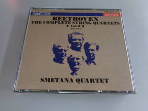 CD ベートーヴェン（ベートーベン）／弦楽四重奏曲全 スメタナ四重奏団 (BEETHOVEN:STRING QUARTETS Nos.7-11 SMETANA QUARTET) 中古品