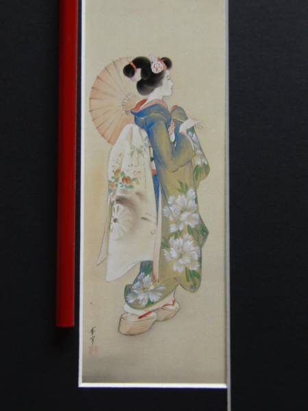 Kasho Takabatake, Quelle von Maiko, Selten, Neuer Rahmen... Gerahmt, Schönheitsprodukte, tg, Kunstwerk, Malerei, Porträts