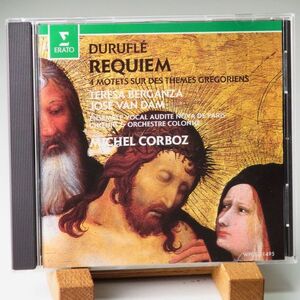 即決【ERATO】デュリュフレ　レクイエム　ミシェル・コルボ　DURUFLE　REQUIEM, MOTETS　MICHEL CORBOZ