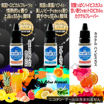 電子タバコ リキッド リキッド工房 10ml お試し6本セット お酒シリーズ（SEX ON THE BEACH ブルーハワイ キルシュワッサー 他3）_画像2