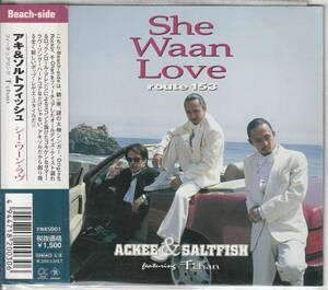 CD★アキ & ソルトフィッシュ★She Waan Love (feat. 千ちゃん) ／天下御免★DJ HAZU★98年★ジャパレゲ・日本語RAP★試聴可能