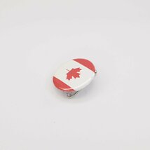 Button badge 25mm Canadian flag 缶バッジ カナダ国旗柄 Vespa Lambretta ベスパ ランブレッタ 50S 100 et3 GTR RALLY PX200E 160GS_画像2