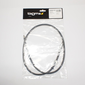 Speedo cable -BGM ORIGINAL- Vespa PX black P series speed meter cable P200E P150X P125X PX200E PX150E PX125E 1980-1983 year wire 