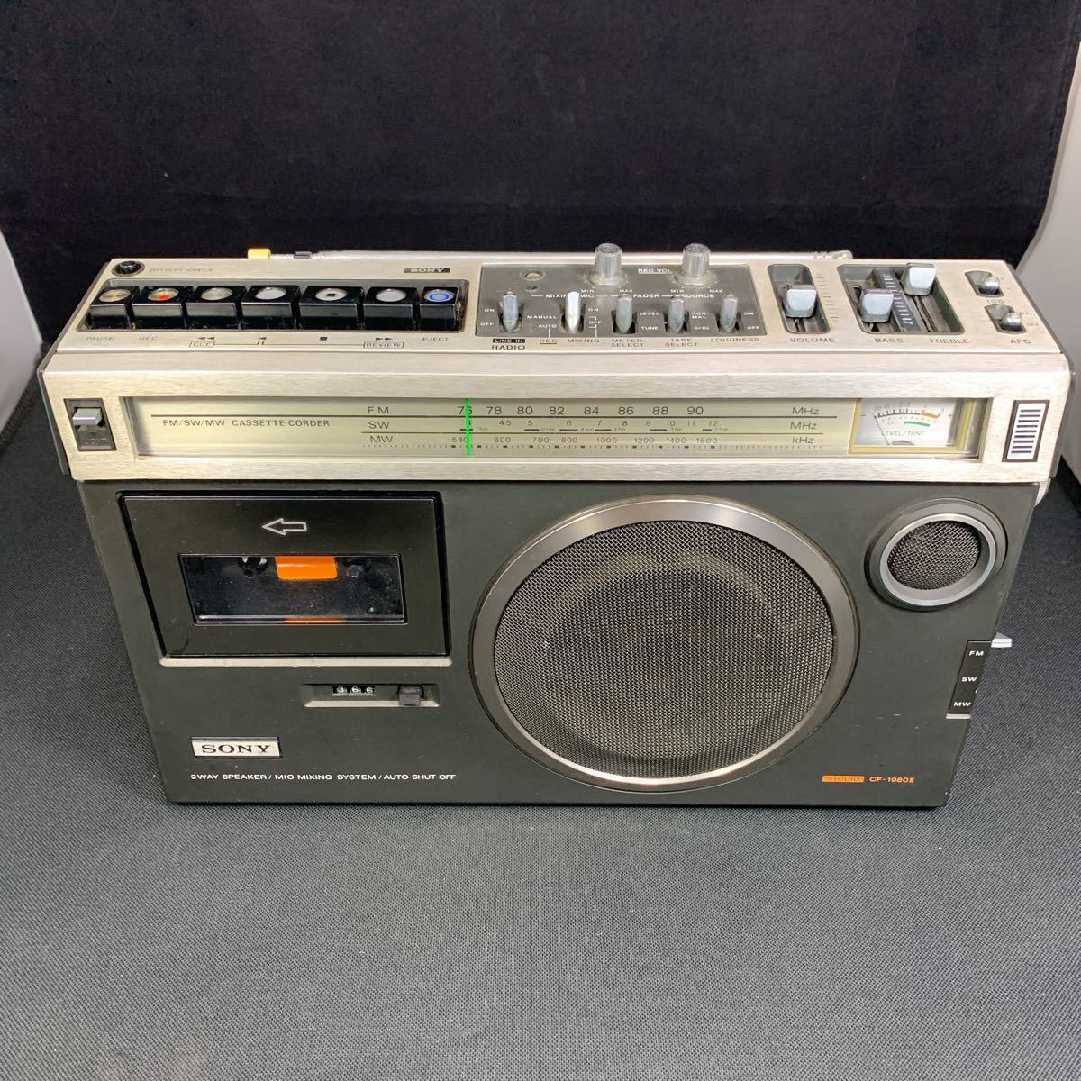 オーディオ機器 ラジオ ヤフオク! -ラジカセ sony 1980の中古品・新品・未使用品一覧