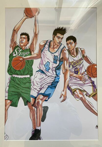 【額装品】スラムダンク　SLAM DUNK 井上雄彦 ポスター大ver H TAKEHIKO INOUE 検)セル画　原画　ポストカード　イラスト