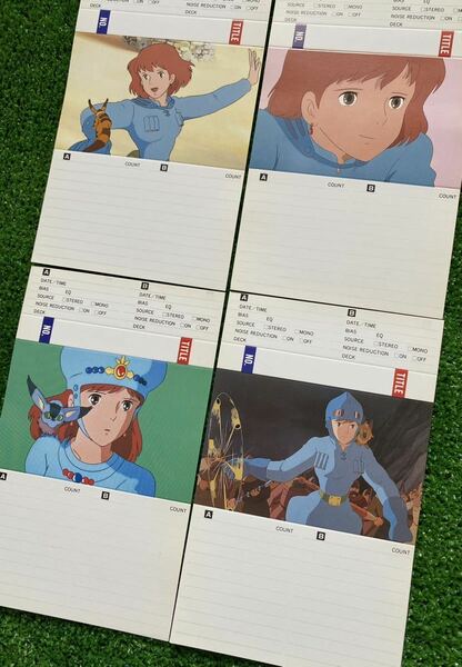 【激レア】風の谷のナウシカ　カセットインデックスカード A ジブリ　宮崎駿　検　ポスター　ポストカード　セル画　STUDIO GHIBLI