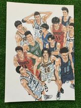 【額装品】スラムダンク　SLAM DUNK 井上雄彦 湘北　桜木花道　流川楓　ポスター　ポストカード　原画　セル画　イラスト H_画像2