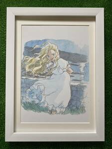 【額装品】ジブリ　思い出のマーニー　ポスター　米林宏昌　宮崎駿　 G STUDIO GHIBLI 検)セル画　原画　ポストカード　イラスト