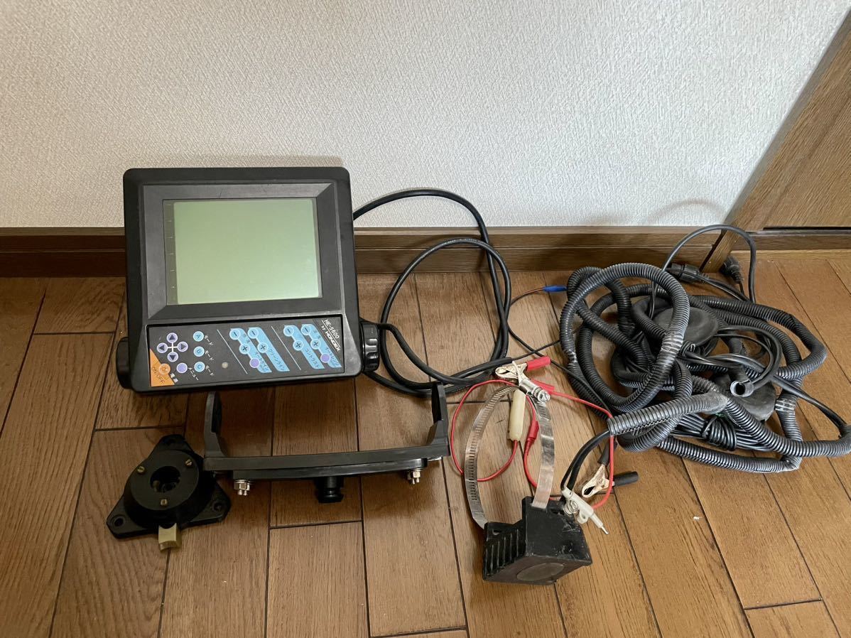 美品 ホンデックス 5600 魚群探知機 HONDEX 振動子200 水温センサー