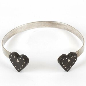 [USED]ombre claire metal Heart bracele bracele 