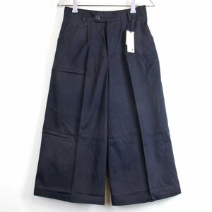  beautiful goods [ unused ] angonleme wide pants pants navy cotton 