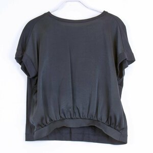  beautiful goods [USED] ROPE' Rope blouse navy polyester / rayon 