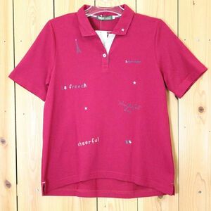 [PT10701] switch motion polo-shirt short sleeves bordeaux series M Switch Motion / small size flight OK