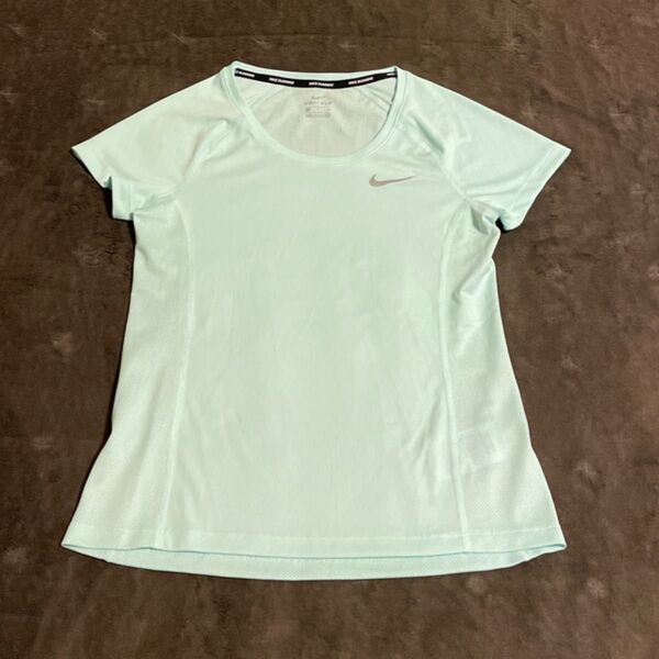 【美品】NIKE ナイキ Tシャツ S 水色(黄緑)