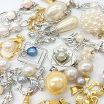 ■パールペンダントトップ31点おまとめ■m重量約64.5g 真珠 あこや 淡水 ベビー バロック pearl necklace jewelry accessory silver CE0 ○_画像1