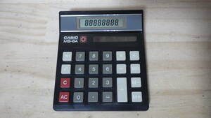 [B513]CASIO Casio MS-8A 8 column calculator retro used 