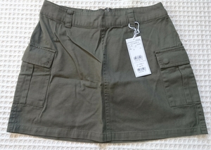 * new goods INGNI khaki side pocket military miniskirt *M lucky bag 