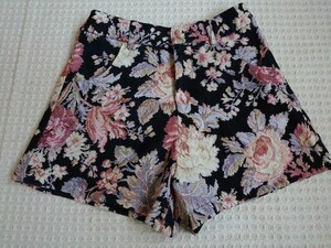 INGNI floral print short pants M