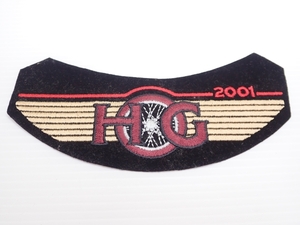 S112　ワッペン　2001年　ハーレーダビッドソン オーナーズグループ　限定 記念品 HARLEY DAVIDOSON　 HOG　badge