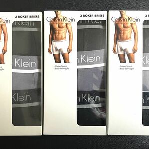 【3箱9枚セット】 Calvin Klein ボクサーブリーフ 3枚組 XL